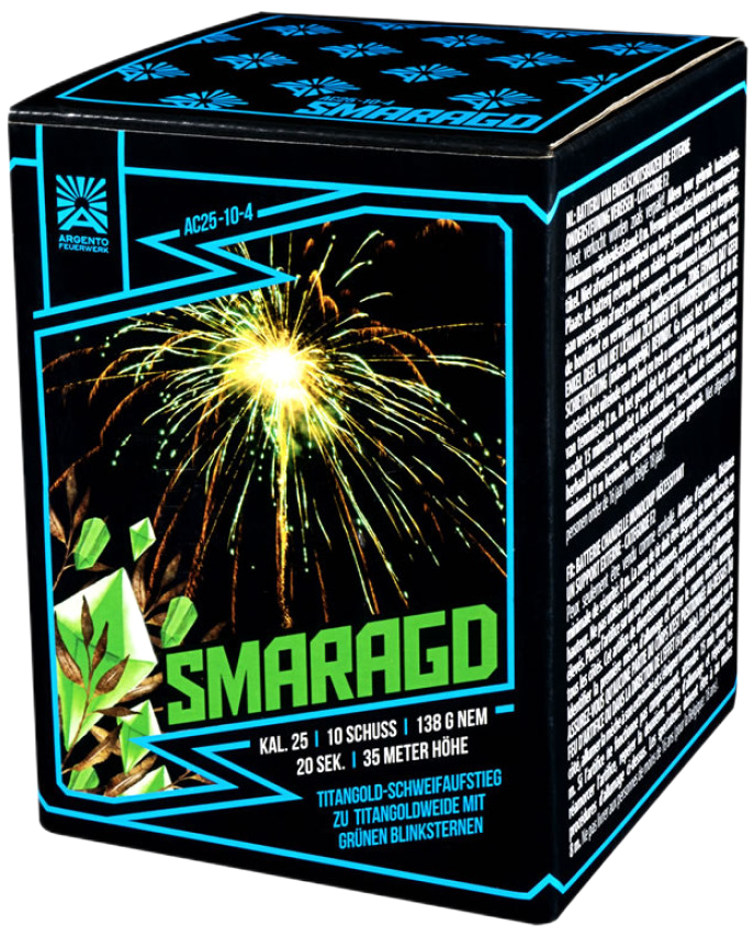 "Smaragd" - 10Sh 25mm Goldregen + Grünblinker [Batch 2025]