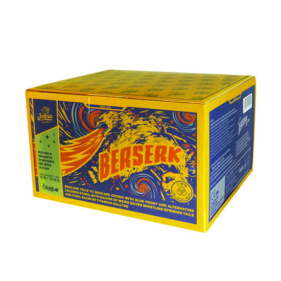Berserk – 100 Shots – Compound Fireworks Cat. F2 [ NEW Batch ]