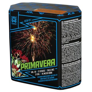 Primavera" - 13Sh 30mm Grünblinker + rote Blütensterne [Batch 2025]